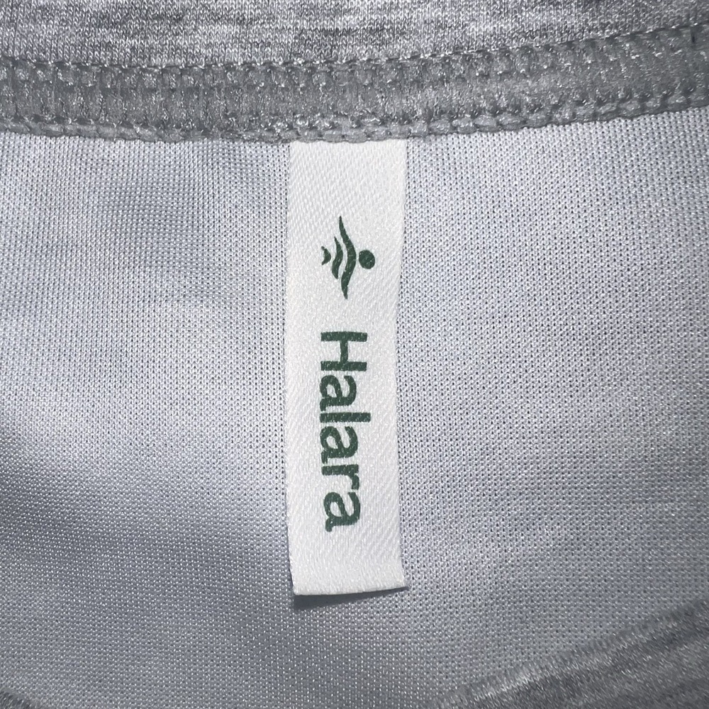 NWT HALARA Round Neck‎ Pocket Casual Tank Top Fog Gray Medium Athletic Women's - Picture 9 of 13